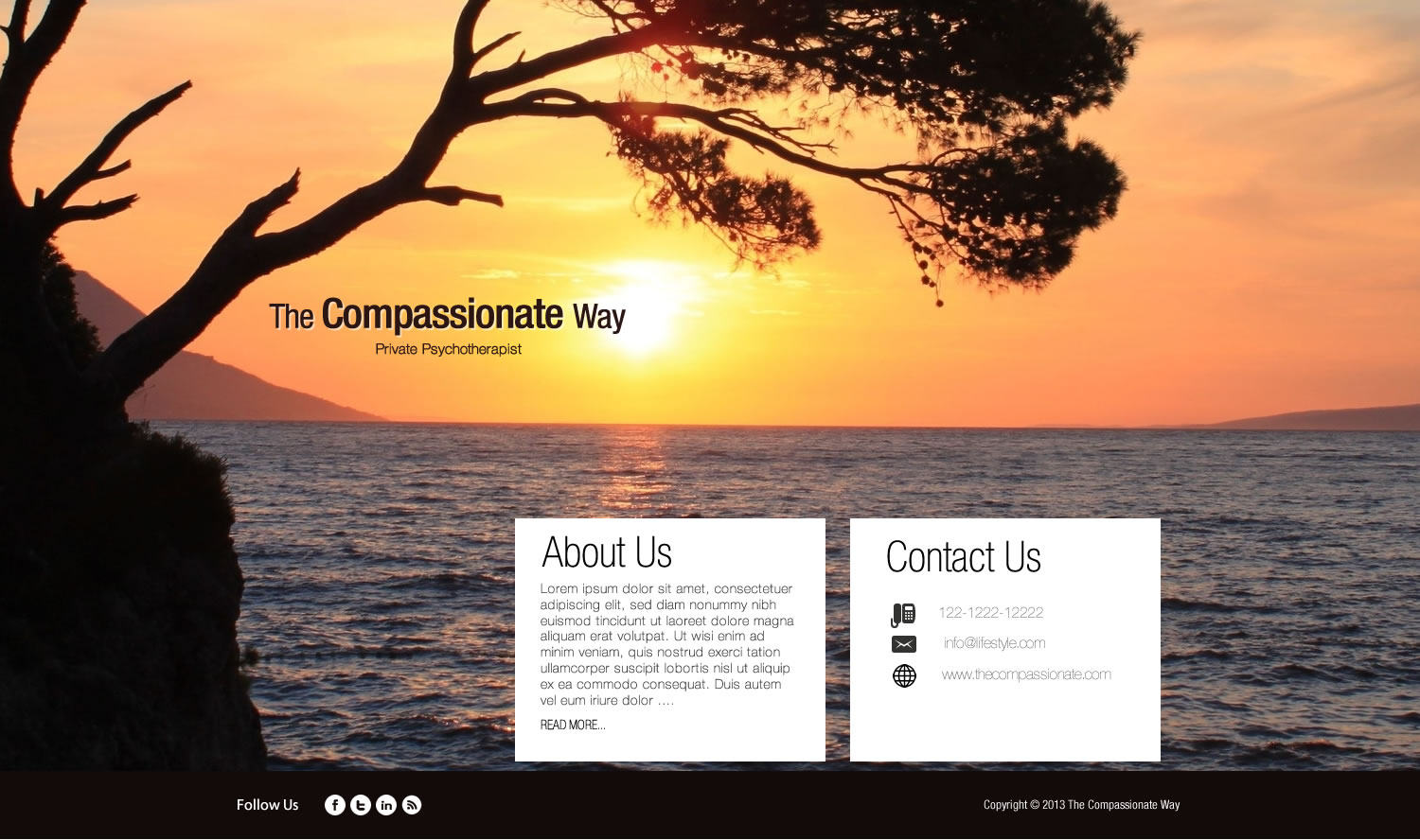 Web-Design von TechWise für The Compassionate Way  | Design #2087931