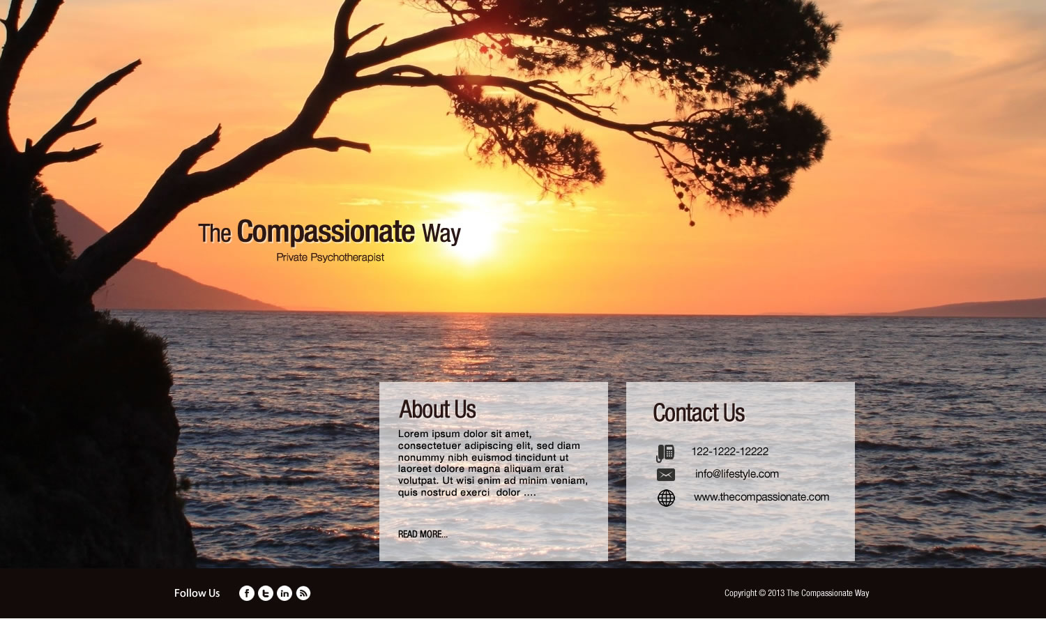 Web Design by TechWise for The Compassionate Way  | Design #2087939