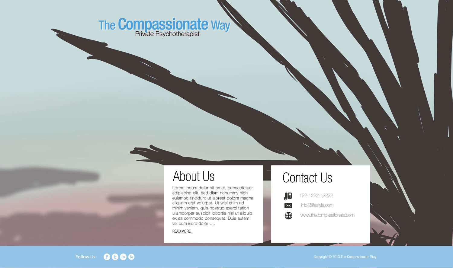 Web Design by TechWise for The Compassionate Way  | Design #2110725