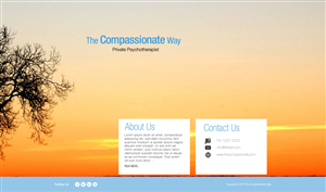 Web Design by TechWise for The Compassionate Way  | Design: #2110730