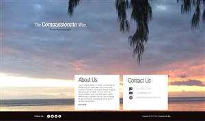Web Design by TechWise for The Compassionate Way  | Design: #2110732