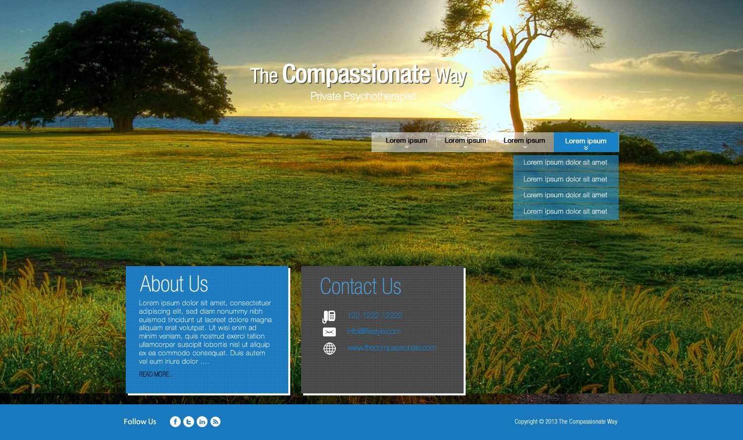 Web Design by TechWise for The Compassionate Way  | Design #2116629