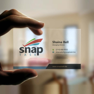 Business Card Design by INDIAN_Ashok for SnapTask | Design: #9385306