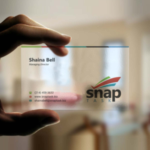 Business Card Design by INDIAN_Ashok for SnapTask | Design: #9385307