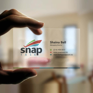Business Card Design by INDIAN_Ashok for SnapTask | Design: #9385308