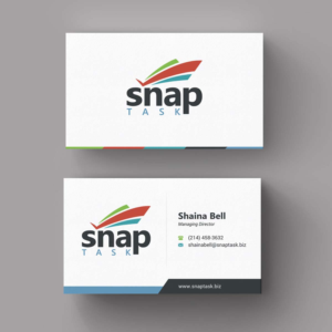 Business Card Design by INDIAN_Ashok for SnapTask | Design: #9385311