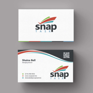 Business Card Design by INDIAN_Ashok for SnapTask | Design: #9385314