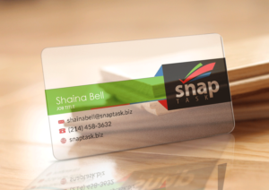 Business Card Design by Riz' for SnapTask | Design #9340381
