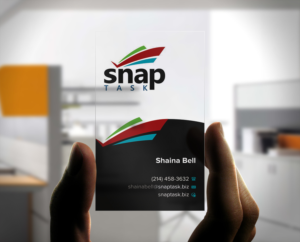 Business Card Design by Stylez Designz for SnapTask | Design: #9384736