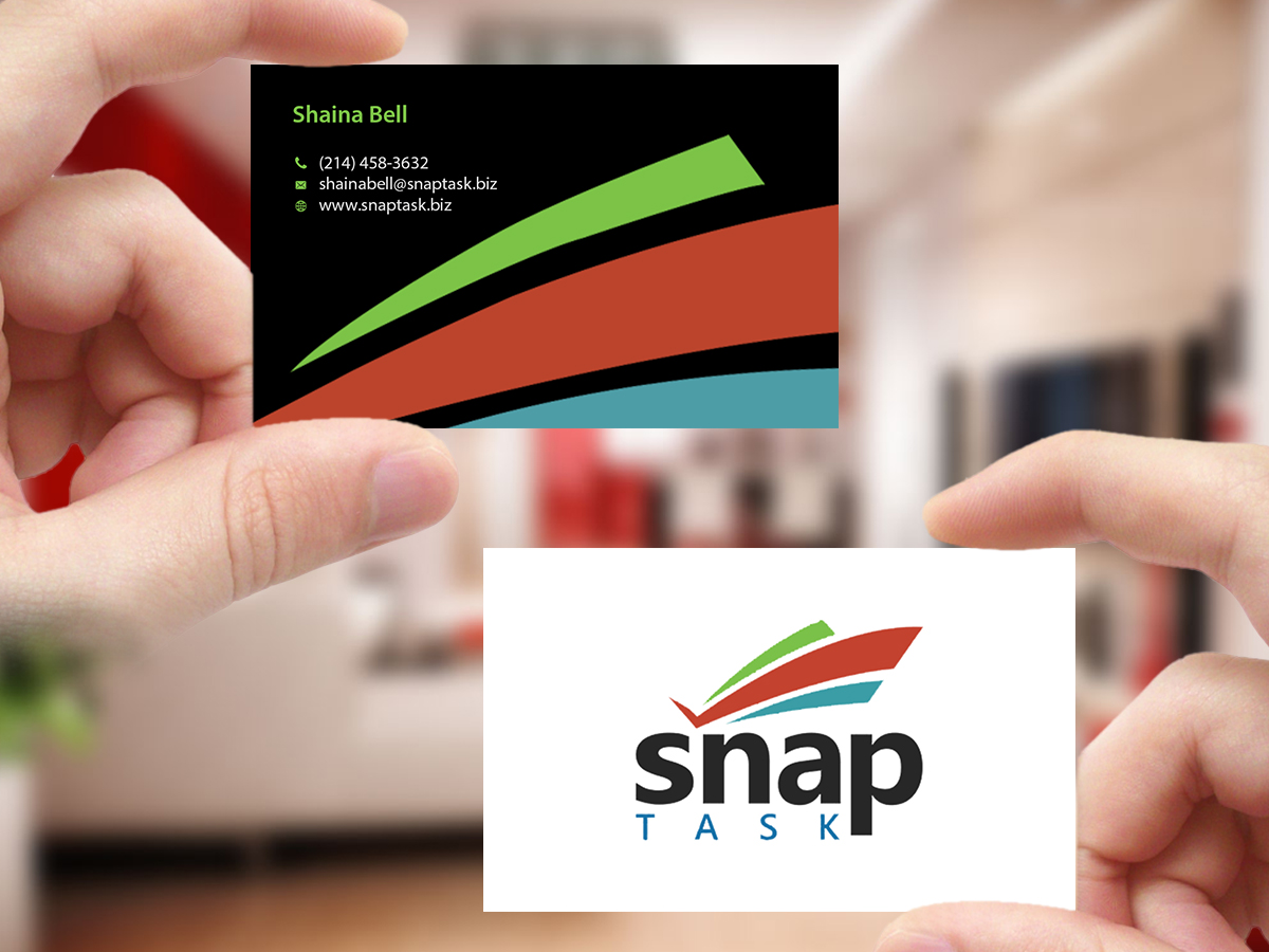 Visitenkarten-Design von Creations Box 2015 für SnapTask | Design #9344911