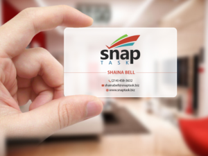 Business Card Design by Creations Box 2015 for SnapTask | Design: #9344959