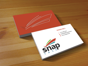 Business Card Design by Creations Box 2015 for SnapTask | Design: #9344976