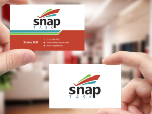 Business Card Design by Creations Box 2015 for SnapTask | Design: #9344979