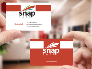 Business Card Design by Creations Box 2015 for SnapTask | Design: #9344980