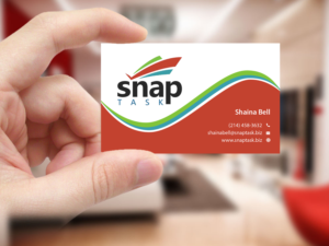 Business Card Design by Creations Box 2015 for SnapTask | Design: #9344981
