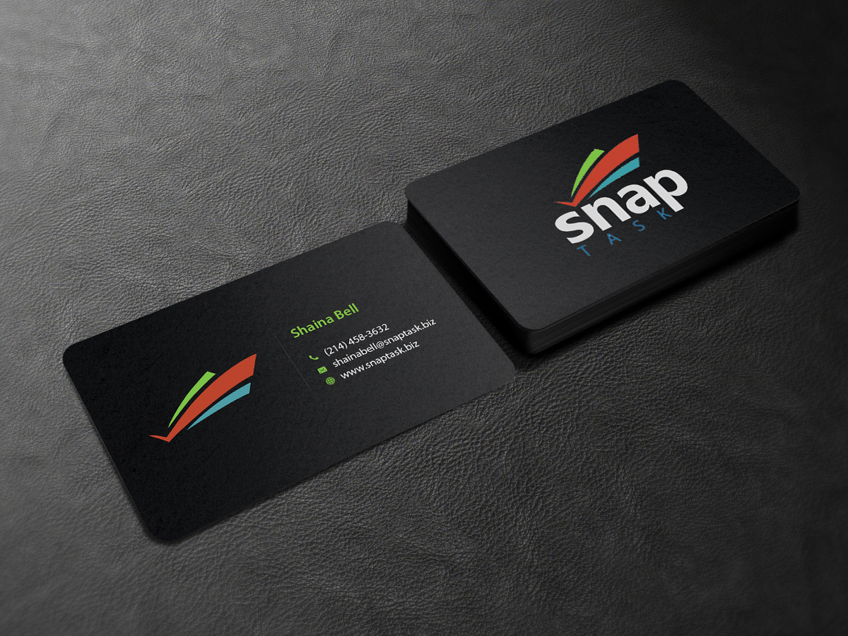 Business Card Design by Creations Box 2015 for SnapTask | Design #9345037