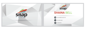 Business Card Design by Graphicient for SnapTask | Design: #9360513