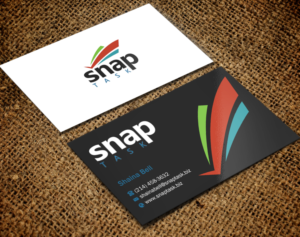 Business Card Design by Brand aid for SnapTask | Design: #9344410