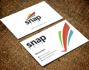 Business Card Design by Brand aid for SnapTask | Design: #9344414
