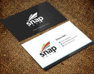 Business Card Design by Brand aid for SnapTask | Design: #9344415