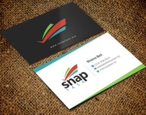 Business Card Design by Brand aid for SnapTask | Design: #9344420
