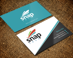 Business Card Design by Brand aid for SnapTask | Design #9350159