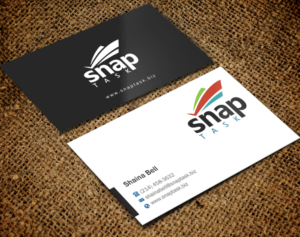 Business Card Design by Brand aid for SnapTask | Design: #9350160