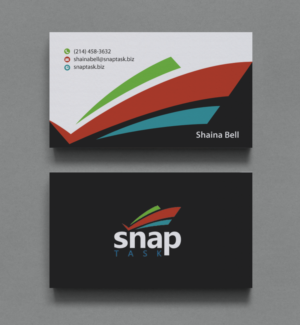 Business Card Design by chandrayaan.creative for SnapTask | Design: #9349236