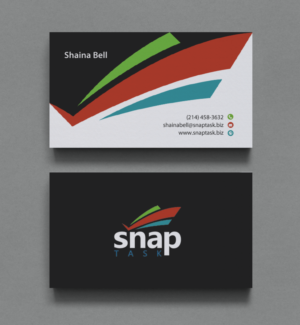 Business Card Design by chandrayaan.creative for SnapTask | Design: #9349237