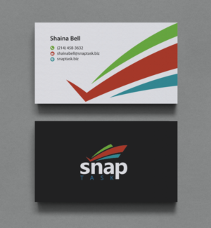 Business Card Design by chandrayaan.creative for SnapTask | Design: #9349251