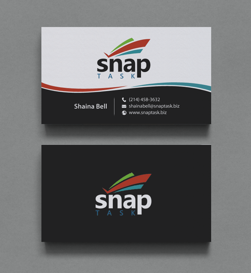 Design de Carte de Visite par chandrayaan.creative pour SnapTask | Design #9349253