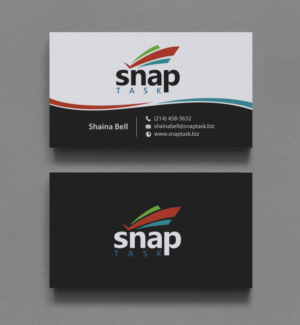 Business Card Design by chandrayaan.creative for SnapTask | Design: #9349253