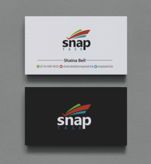 Business Card Design by chandrayaan.creative for SnapTask | Design: #9349255