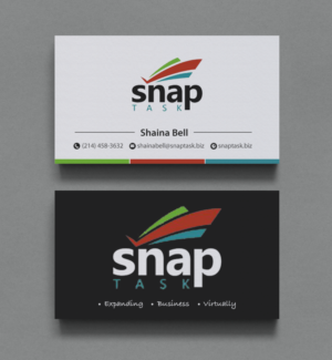 Business Card Design by chandrayaan.creative for SnapTask | Design: #9496730