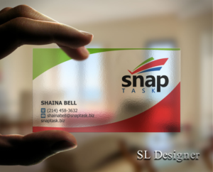 Business Card Design by SL Designer for SnapTask | Design: #9339263