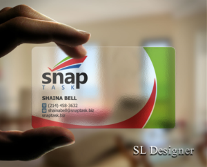 Business Card Design by SL Designer for SnapTask | Design: #9339265