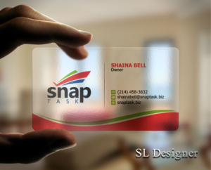 Business Card Design by SL Designer for SnapTask | Design: #9339274