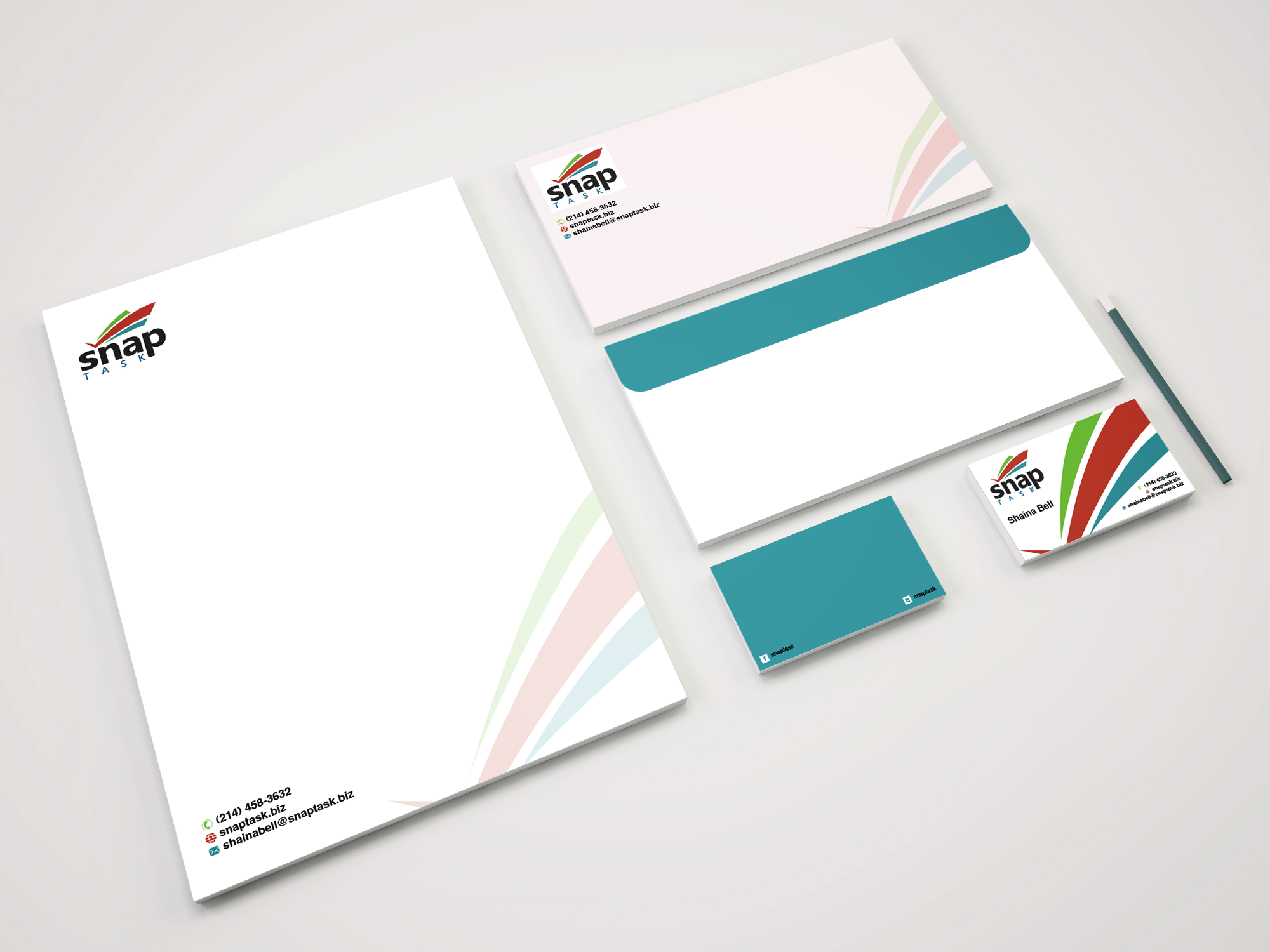 Business Card Design by Creative5 for SnapTask | Design #9342037