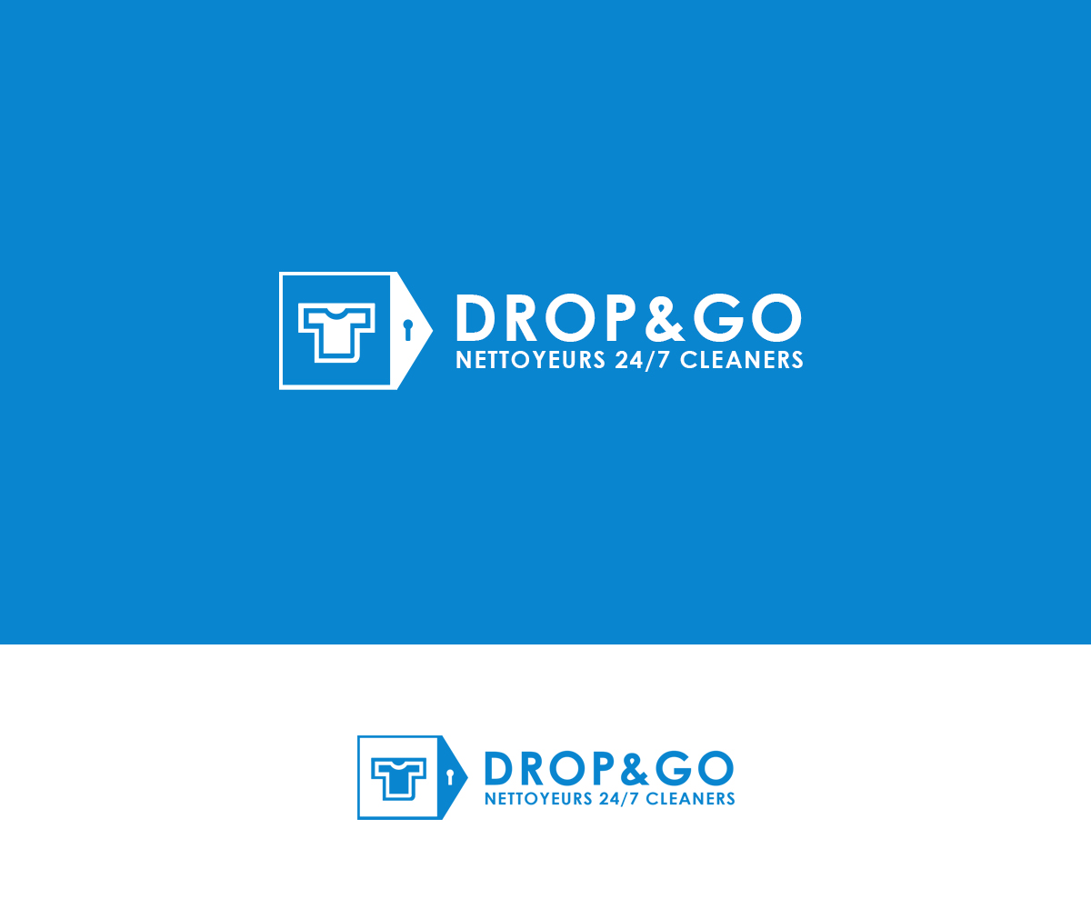 Logo Design by Moustache-Graphics for Drop&Go Lockers | Design #9385505