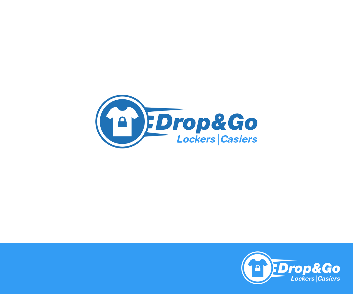 Logo Design by DEZIGN RABBIT for Drop&Go Lockers | Design #9383477