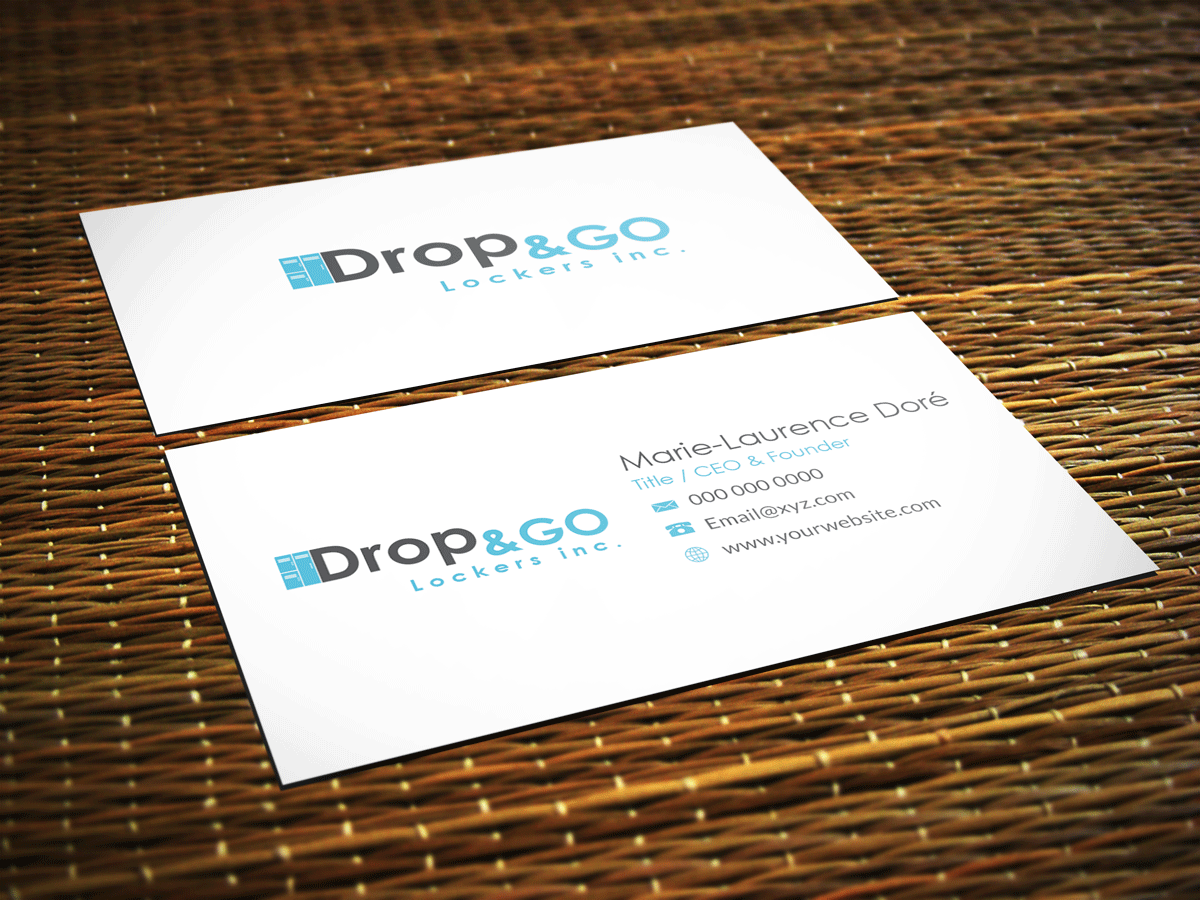 Business Card Design by Riz' for Drop&Go Lockers | Design #9355369