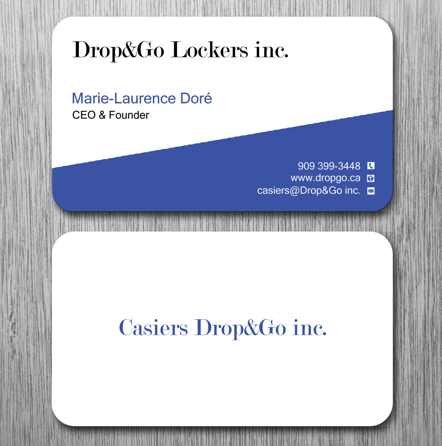 Business Card Design by Lanka Ama for Drop&Go Lockers | Design #9353629