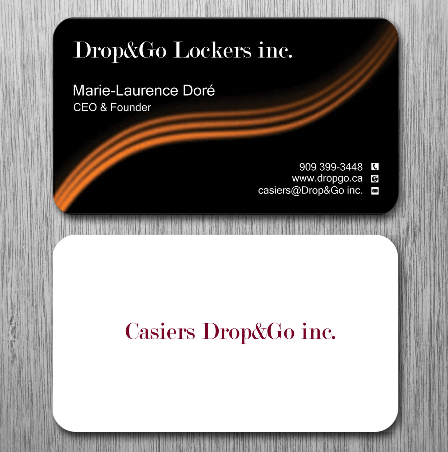 Business Card Design by Lanka Ama for Drop&Go Lockers | Design #9353630