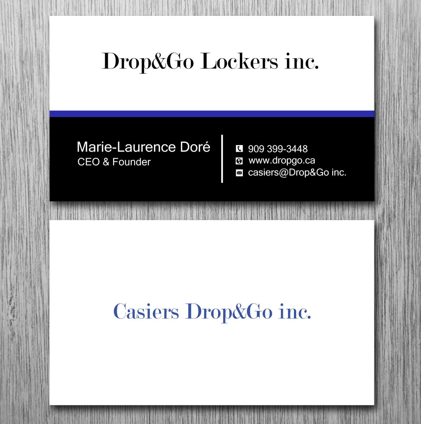 Business Card Design by Lanka Ama for Drop&Go Lockers | Design #9353655