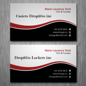 Business Card Design by Lanka Ama for Drop&Go Lockers | Design: #9353657