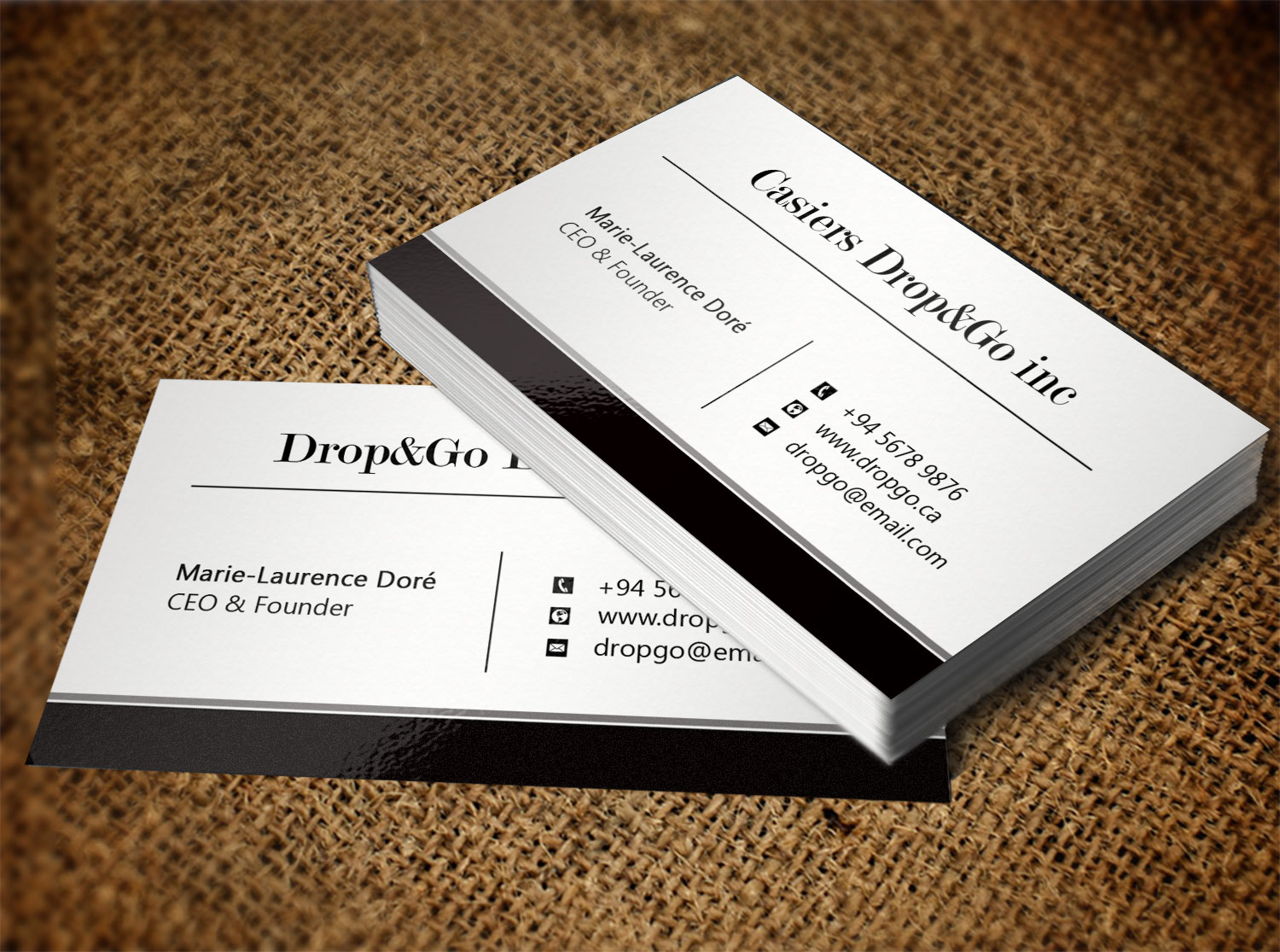Business Card Design by Lanka Ama for Drop&Go Lockers | Design #9353658