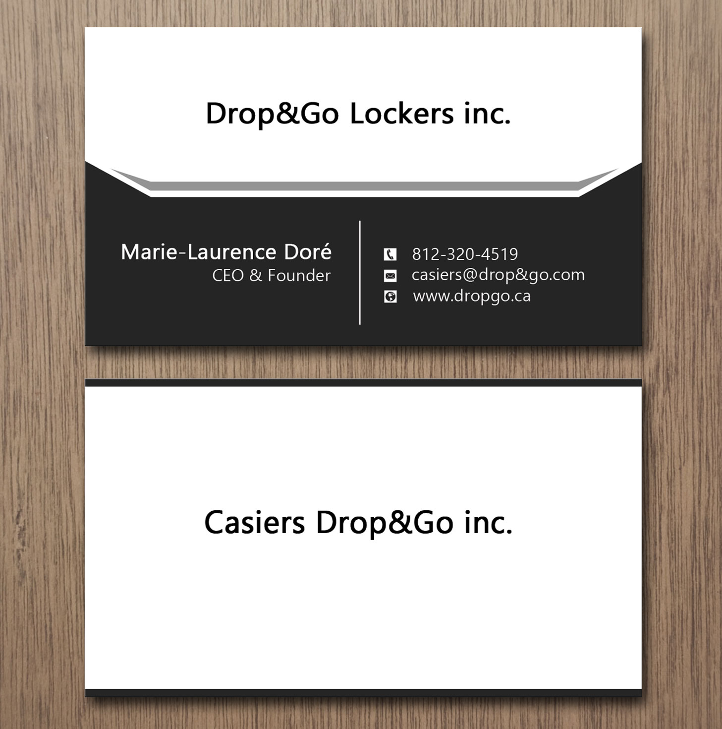 Visitenkarten-Design von Lanka Ama für Drop&Go Lockers | Design #9353674