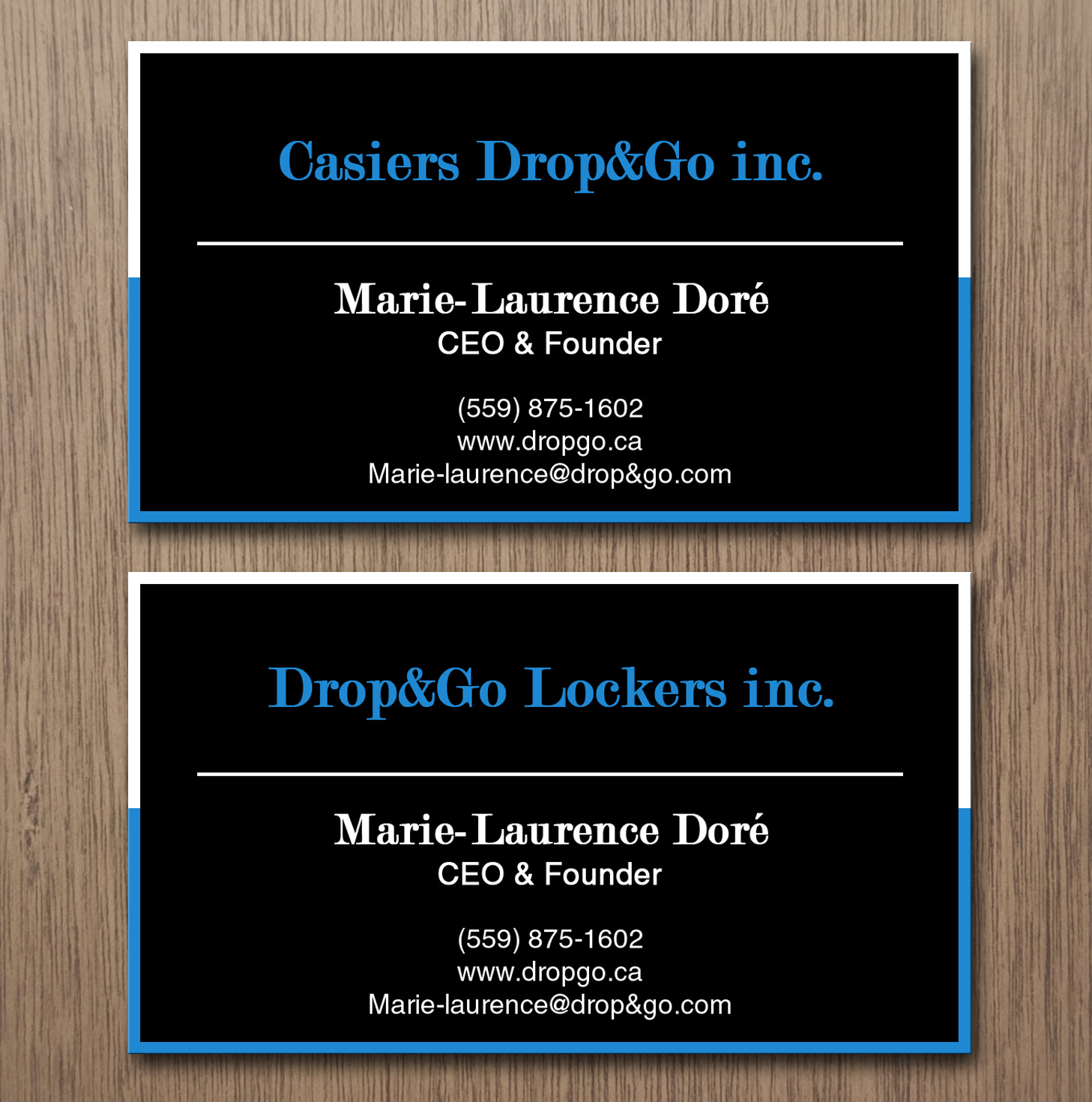 Visitenkarten-Design von Lanka Ama für Drop&Go Lockers | Design #9353685