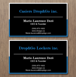Visitenkarten-Design von Lanka Ama für Drop&Go Lockers | Design: #9353685