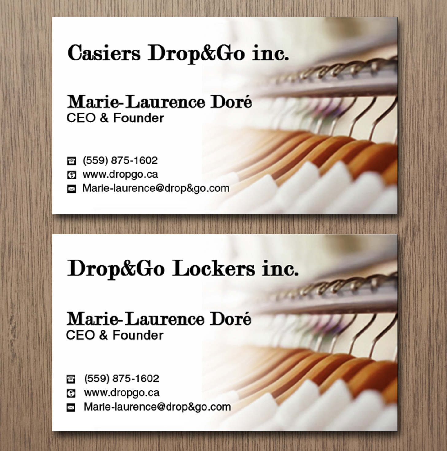 Visitenkarten-Design von Lanka Ama für Drop&Go Lockers | Design #9353687